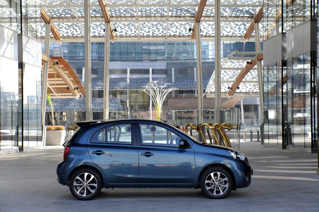 The 2015 model Nissan Micra. The 2015 model Nissan Micra.